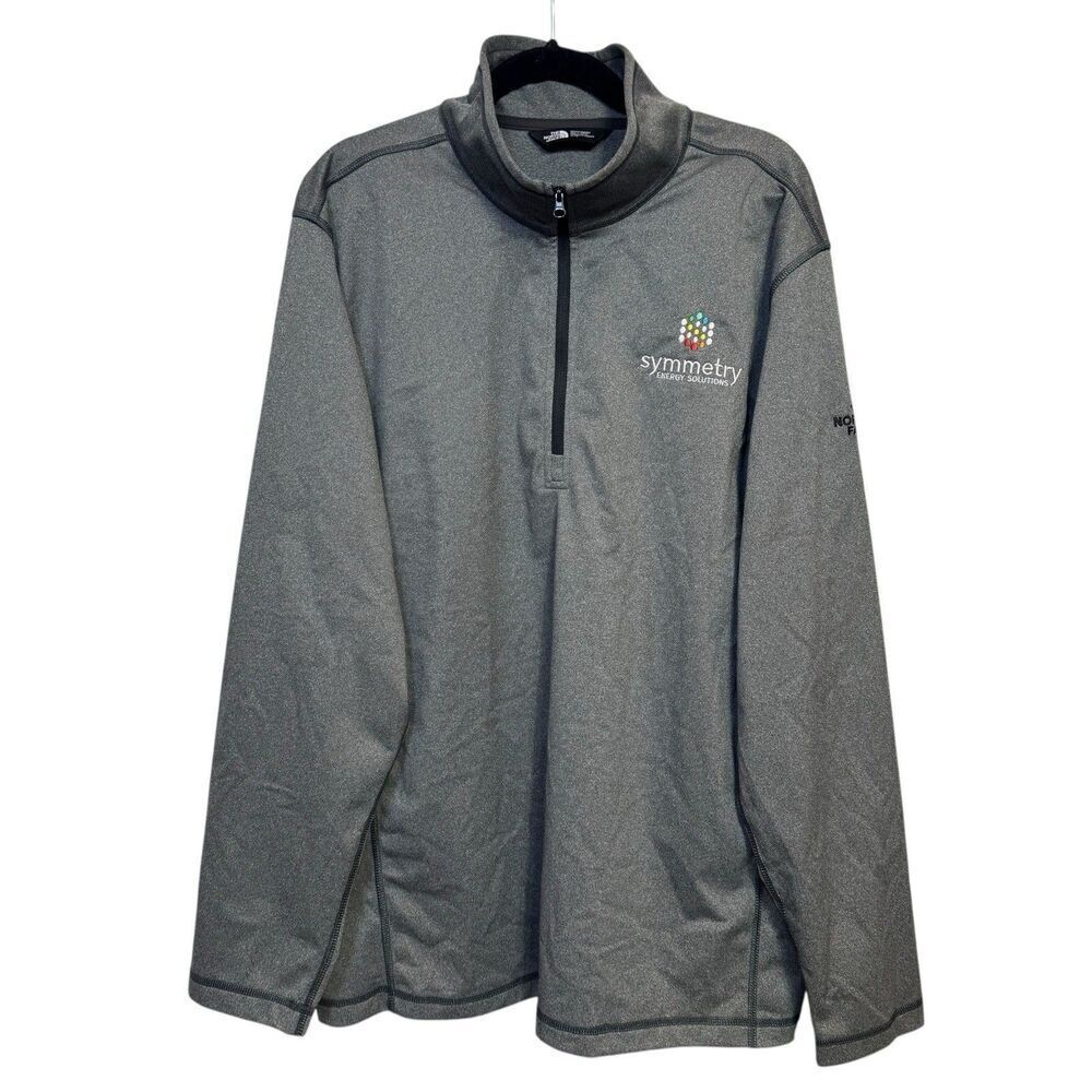 The North Face Mens XL Tech Glacier Pullover 1/4 Zip Fleece Sweatshirt Outdoor